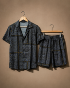 (Black) Abstract Printed Co-ord Set