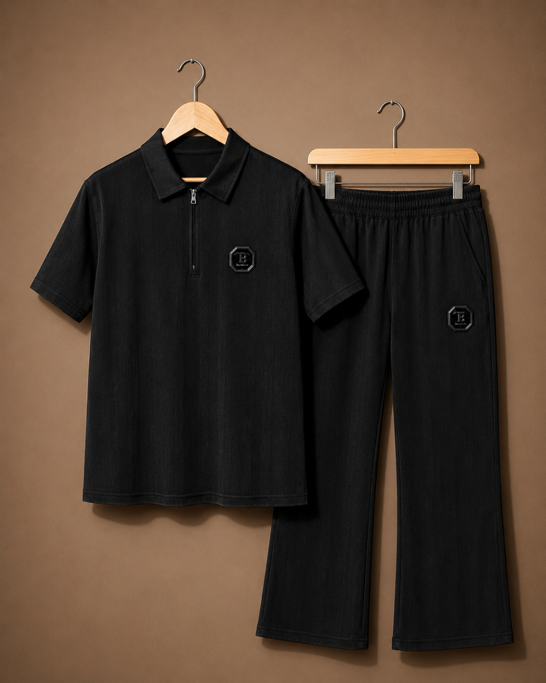 (Black) Solids Co-ord Set