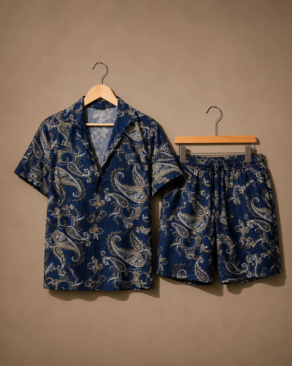 (Blue) Paisley Printed Co-ord Set