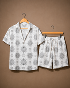 (White) Paisley Printed Co-ord Set