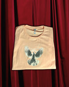 (Baby Pink) Freedom Bird Front-Back Graphic Oversized Tee