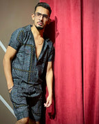 (Black) Abstract Printed Co-ord Set