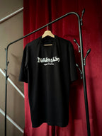 (Black) Dimension Graphic 3D Print Oversized Tee