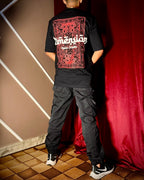 (Black) Dimension Graphic 3D Print Oversized Tee