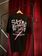 (Black) Los Angeles Graphic 3D Print Oversized Tee