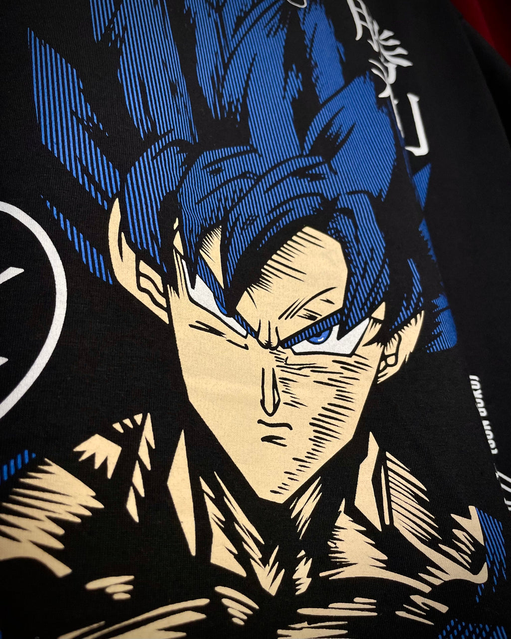 (Black) Anime Front-Back Graphic Oversized Tee