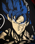 (Black) Anime Front-Back Graphic Oversized Tee