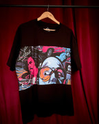 (Black) Cocktails & Dreams Front Graphic Oversized Tee