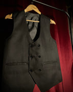 (Black) Solids 3-Piece Suit