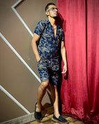 (Blue) Paisley Printed Co-ord Set