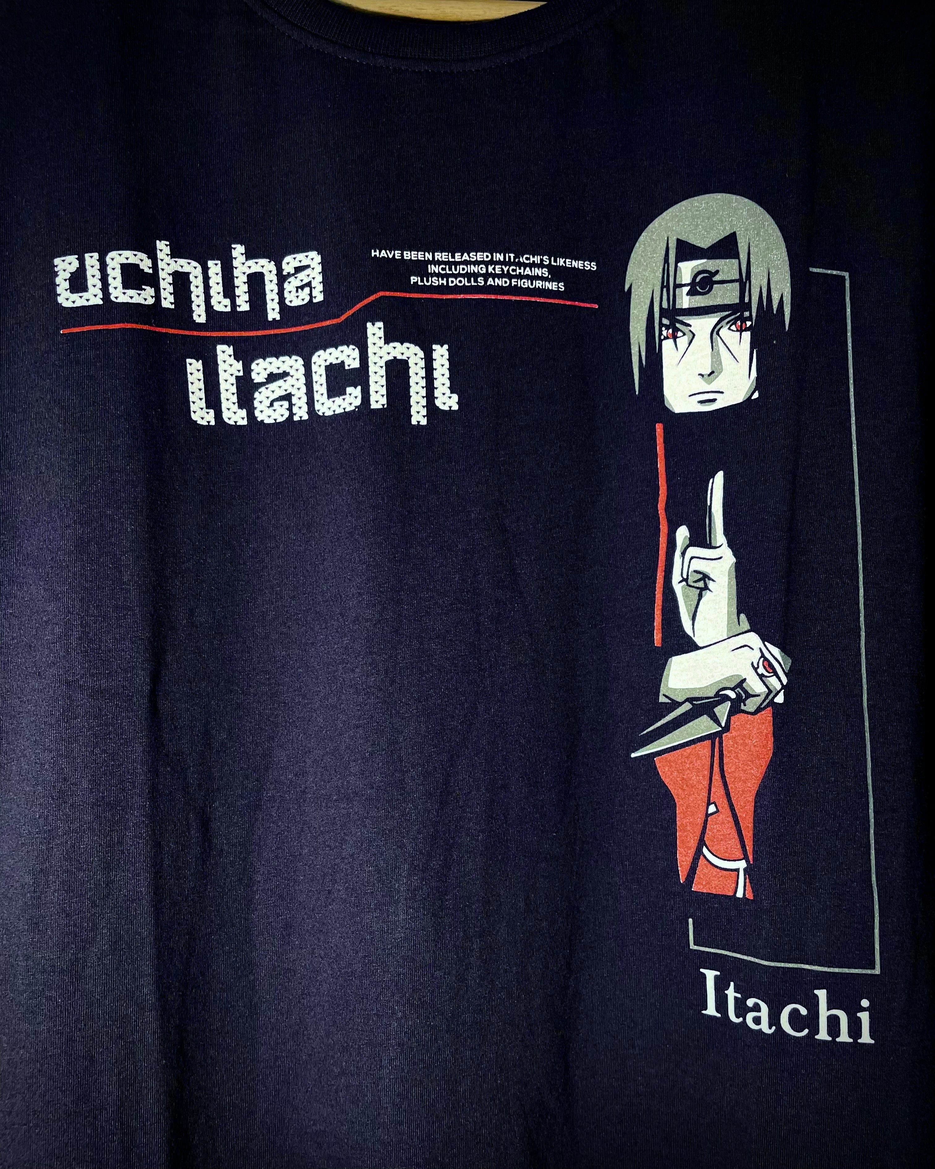 (Blue) Anime Front-Back Graphic Oversized Tee