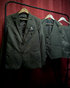 (Bottle Green) Solids 3-Piece Suit