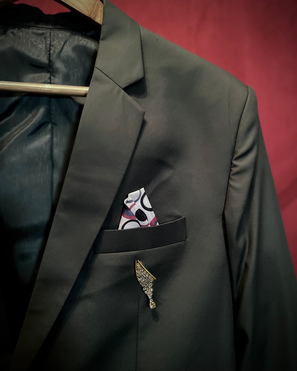 (Bottle Green) Solids 3-Piece Suit