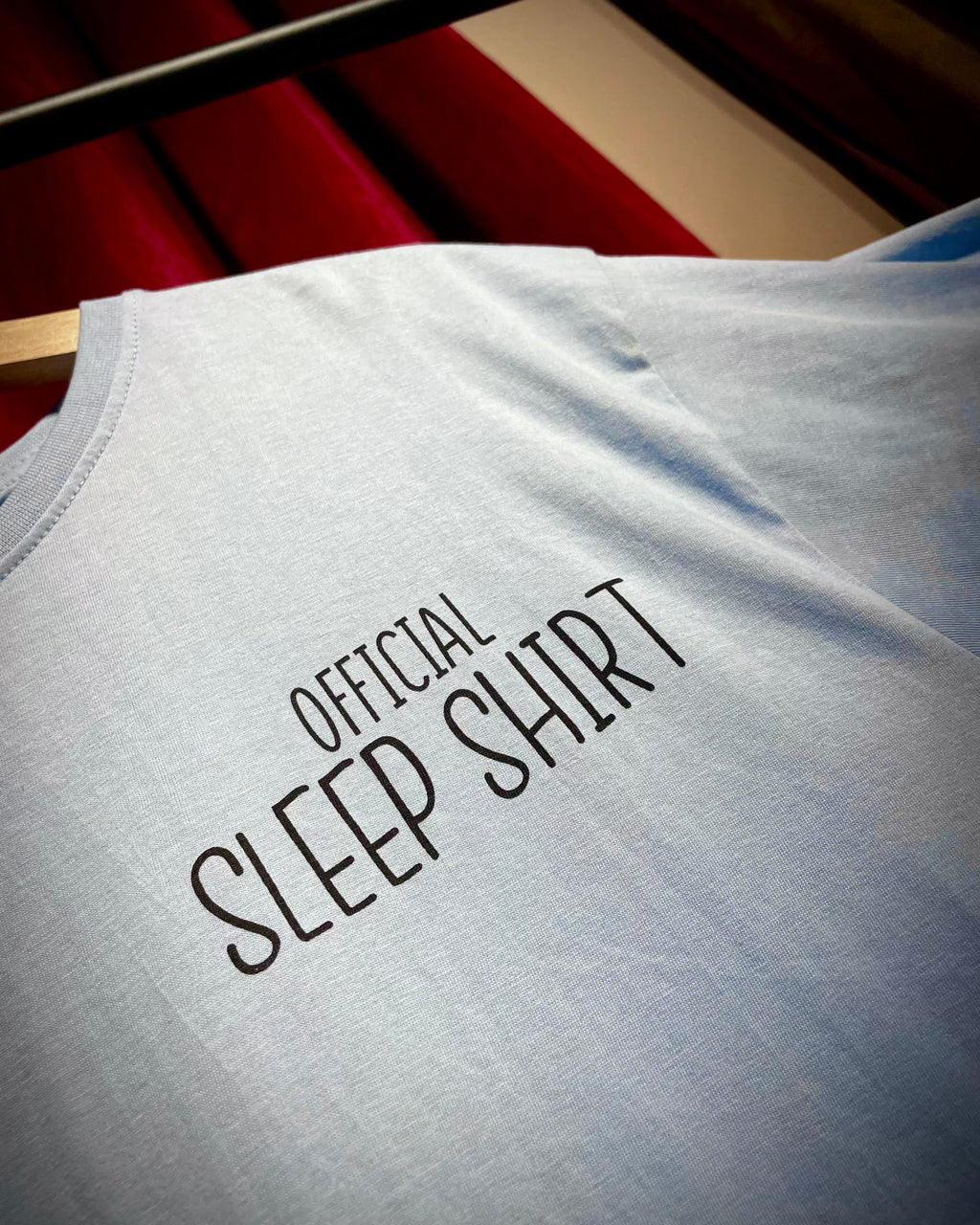 (Light Blue) Sleeping Panda Front-Back Graphic Oversized Tee