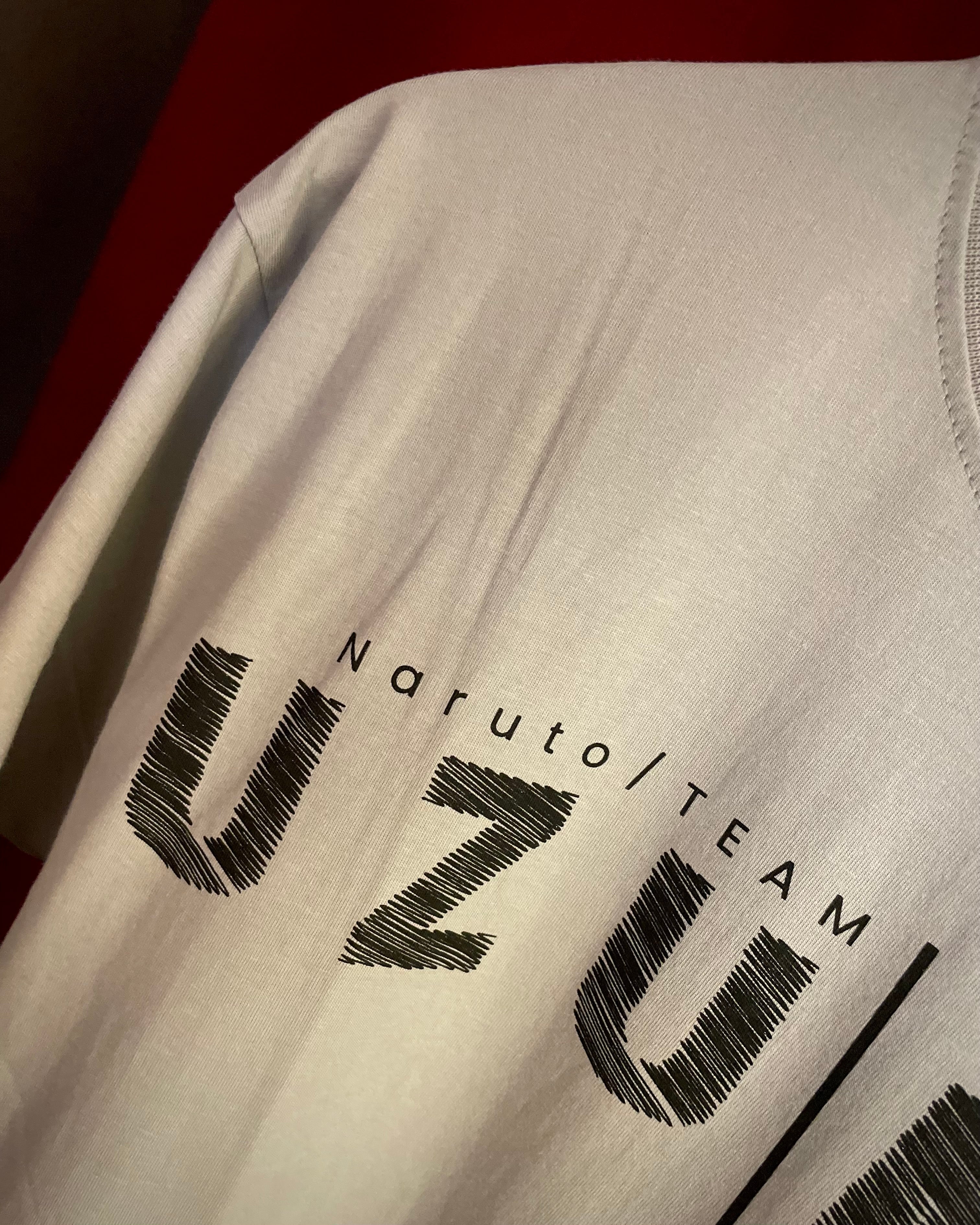 (Light Grey) Anime Front-Back Graphic Oversized Tee