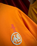 (Orange) Anime Graphic 3D Print Oversized Tee