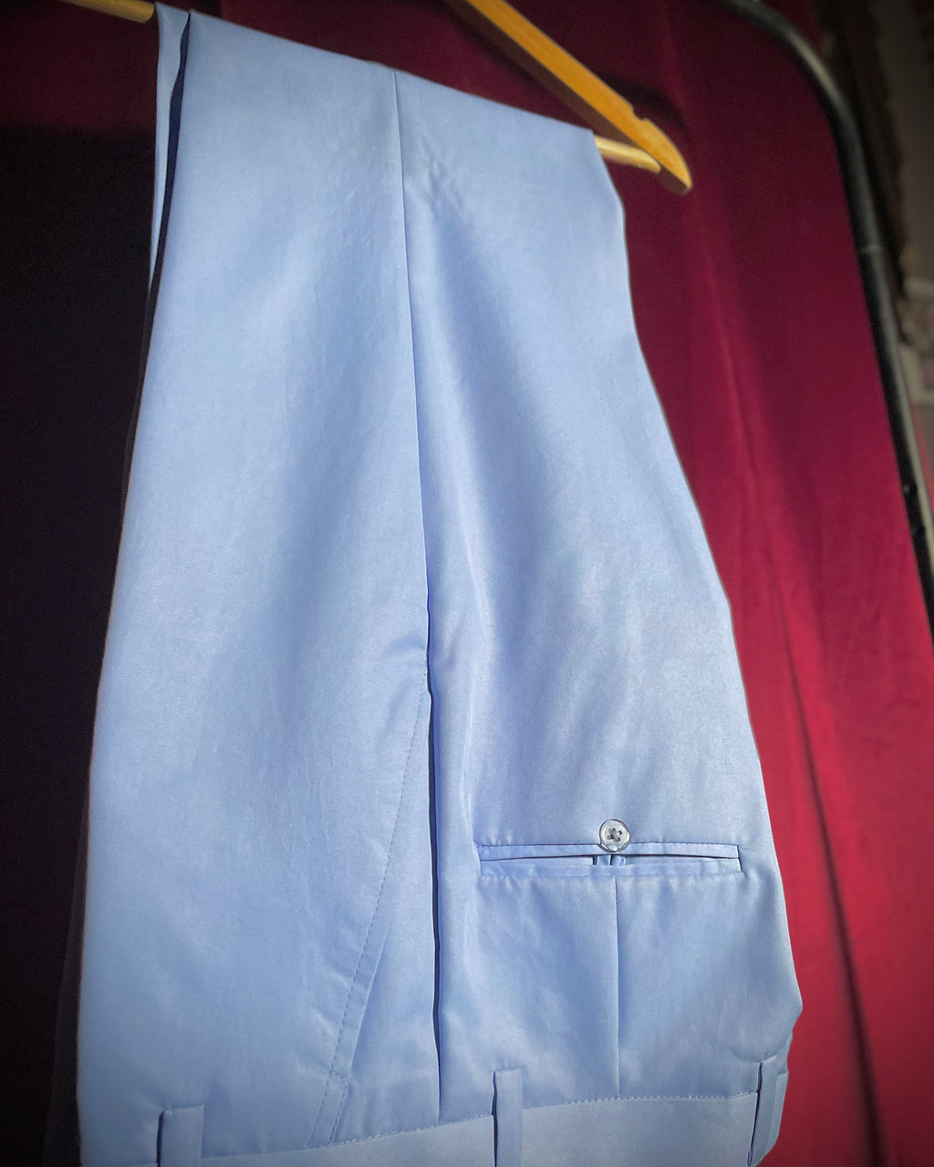 (Pastel Blue) Solids 3-Piece Suit