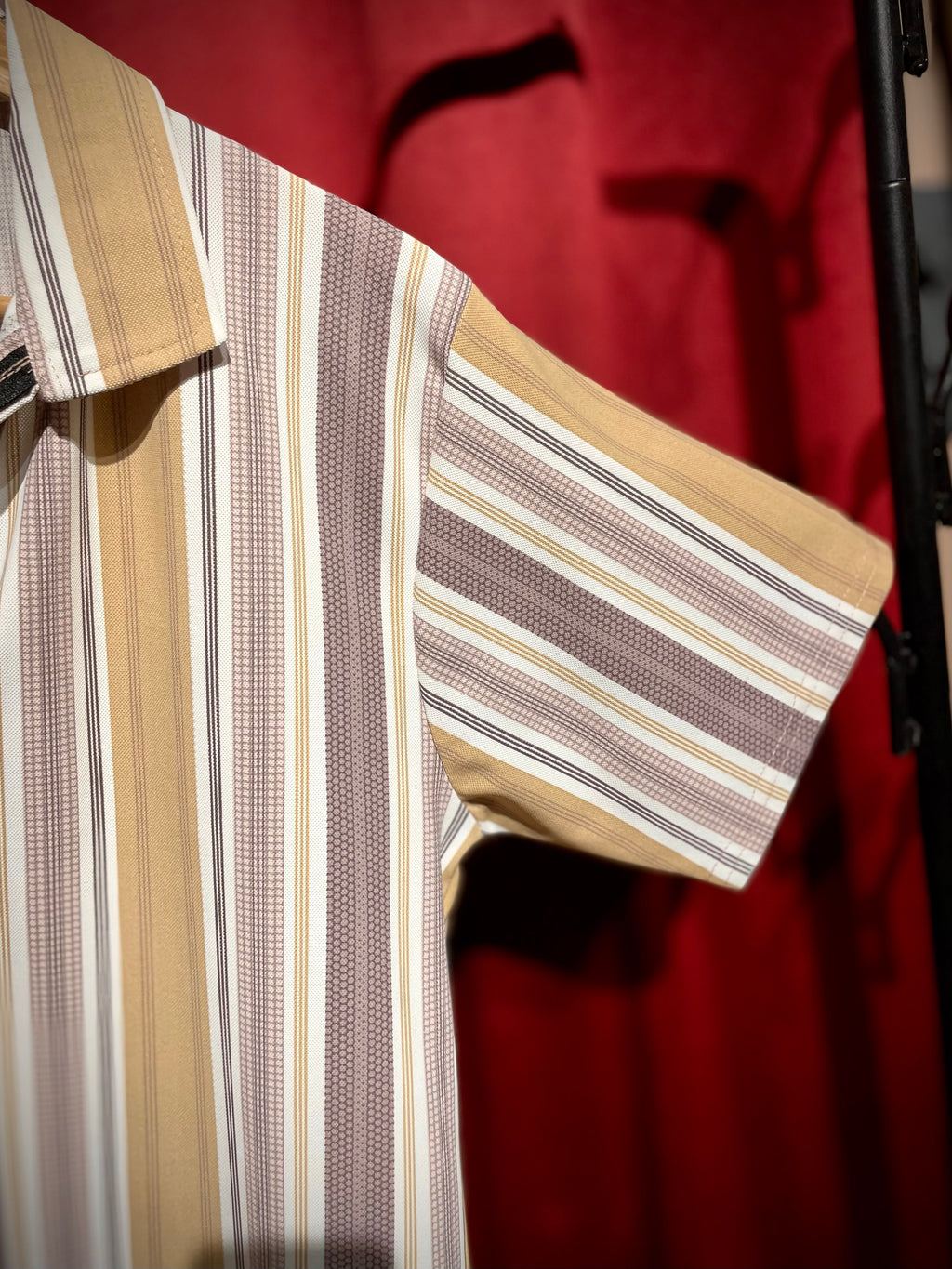 (Purple-White) Zipper Tee