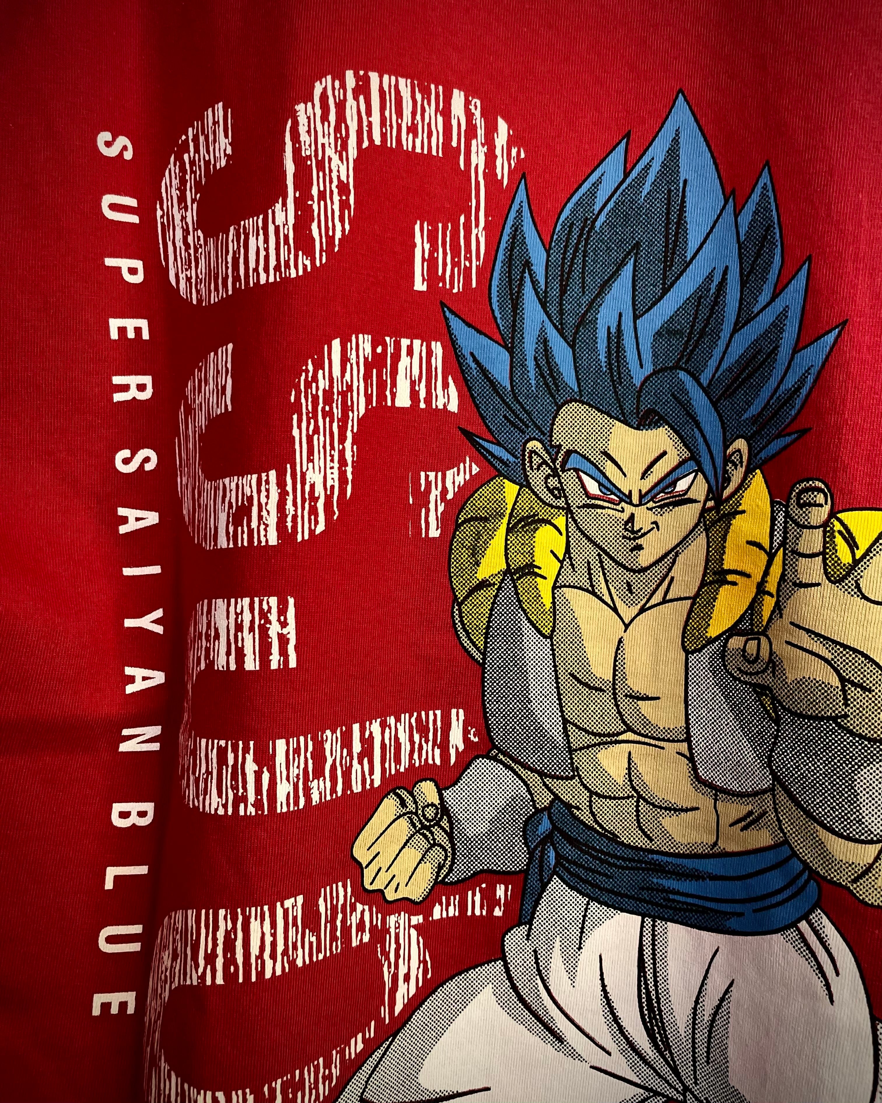 (Red) Anime Front-Back Graphic Oversized Tee