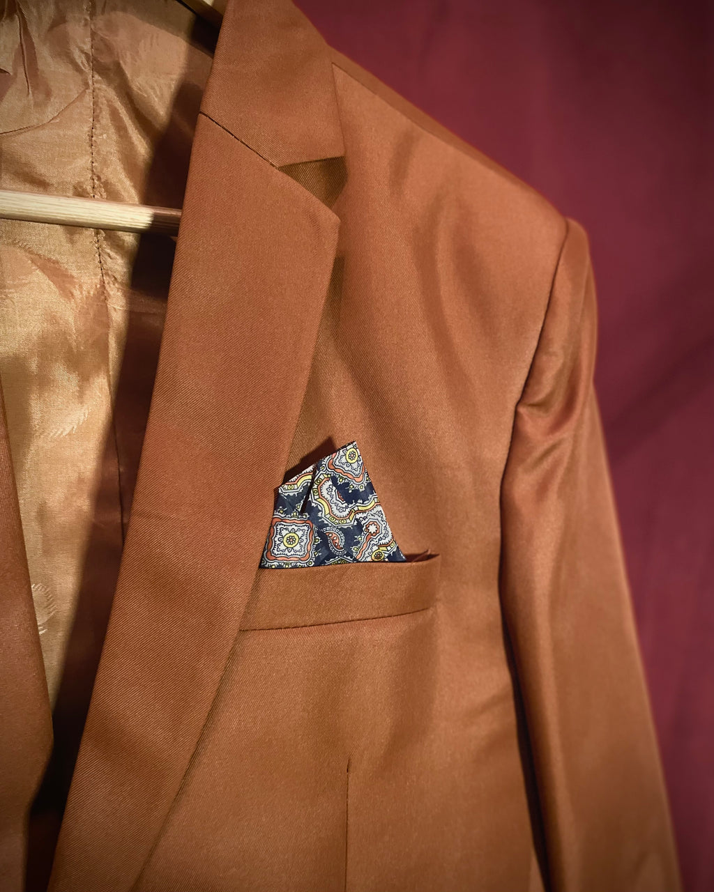 (Rust Brown) Solids 3-Piece Suit