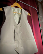 (Stone Grey) Solids 3-Piece Suit