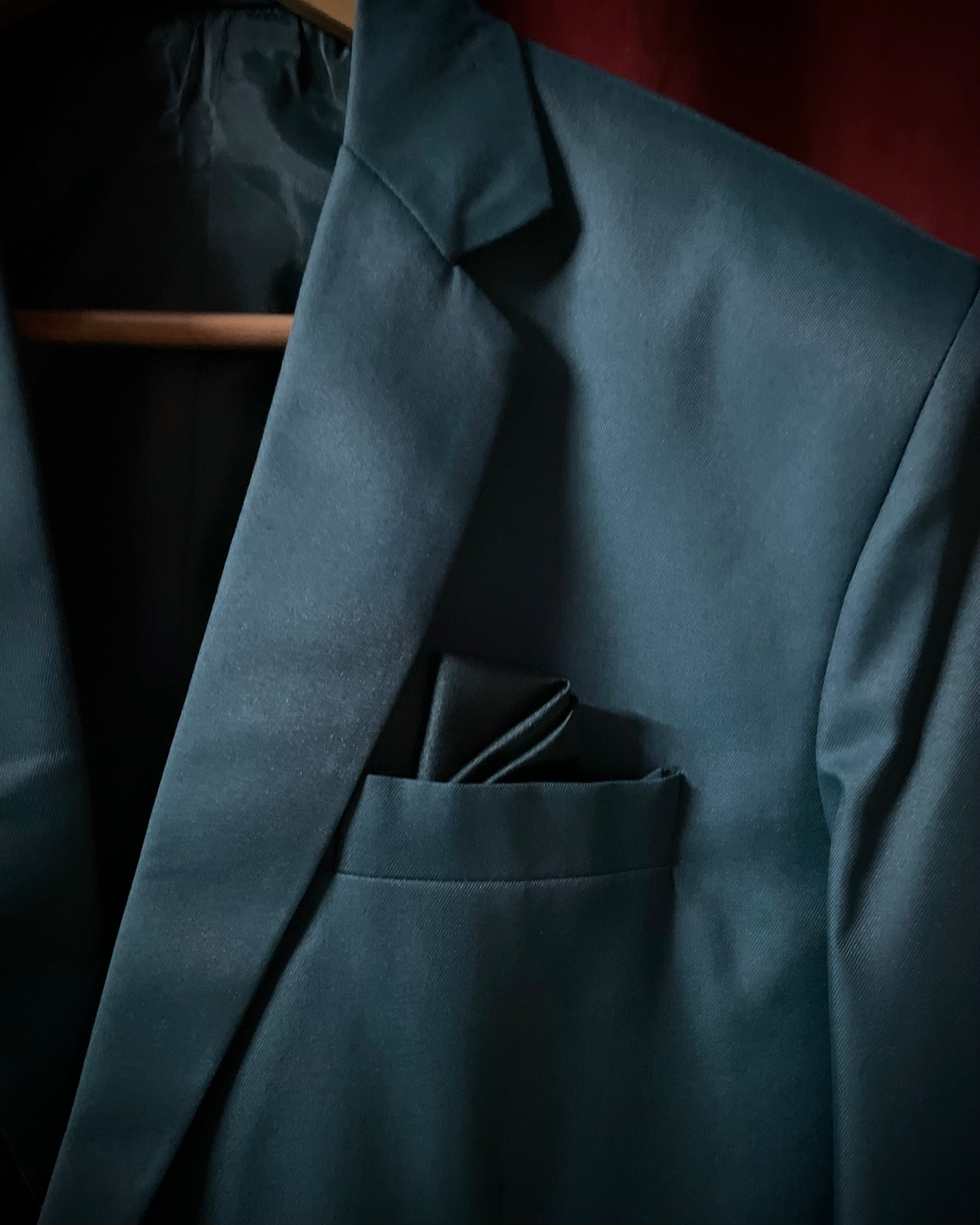 (Teal Blue) Solids 3-Piece Suit