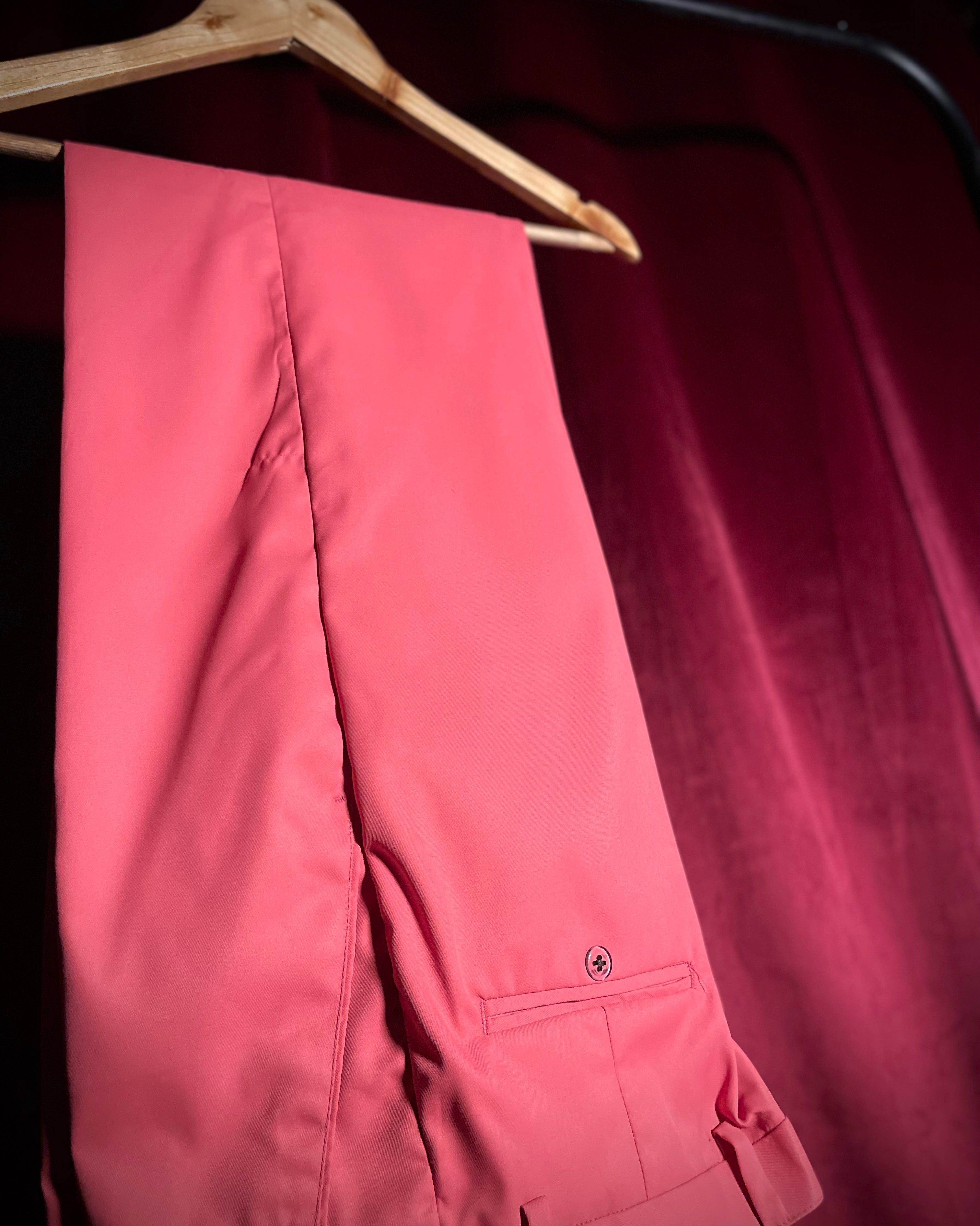 (Watermelon Pink) Solids 3-Piece Suit