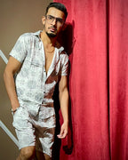 (White) Paisley Printed Co-ord Set